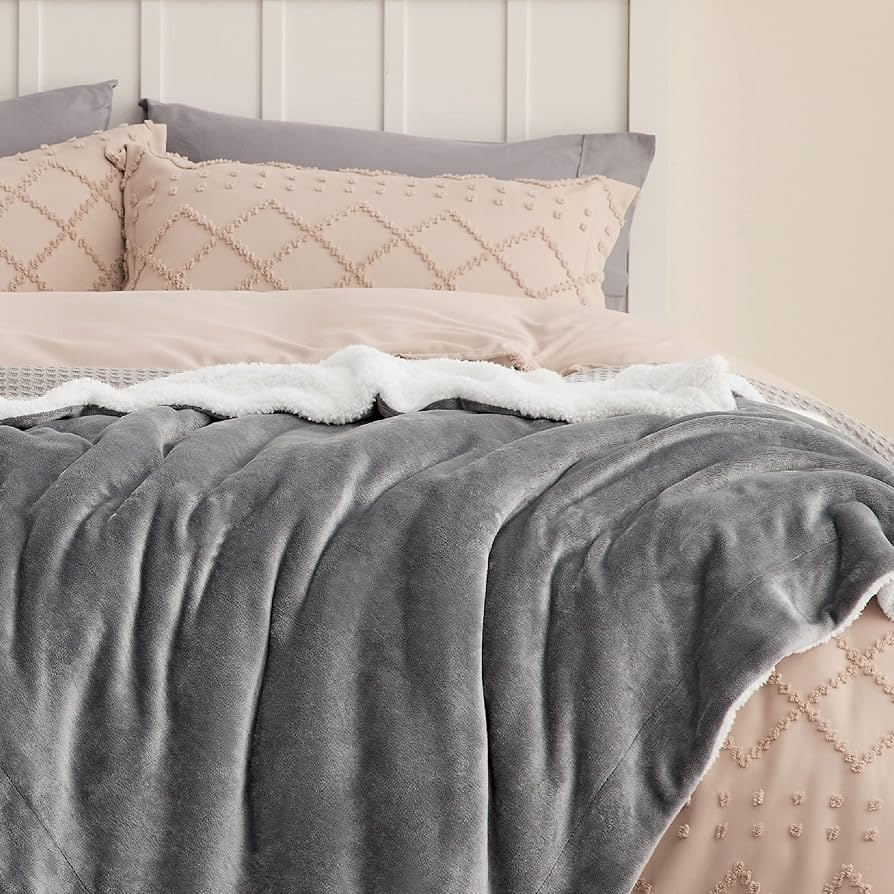 布団・毛布 TWIN BLANKET / SOLID Amazon.com: Bedsure Gentlesoft 100% Cotton Blanket Twin XL